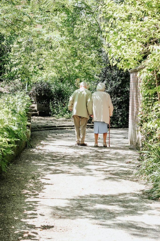 Two elderly adults.